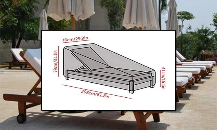 Beach Reclining Chair Dust Cover Garden Furniture Dust Cover Sun Reclining Chair Canopy Cover