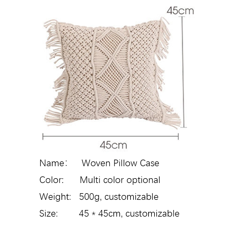 Wholesale Price Plain Knitted Fashion Sofa Throw Pillows Covers