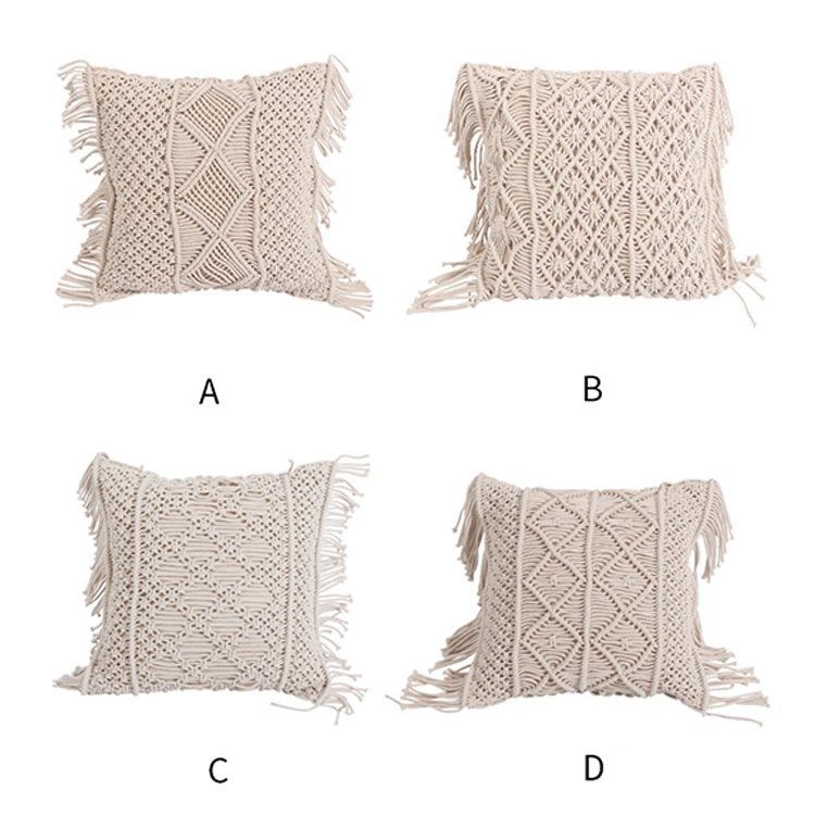Wholesale Price Plain Knitted Fashion Sofa Throw Pillows Covers