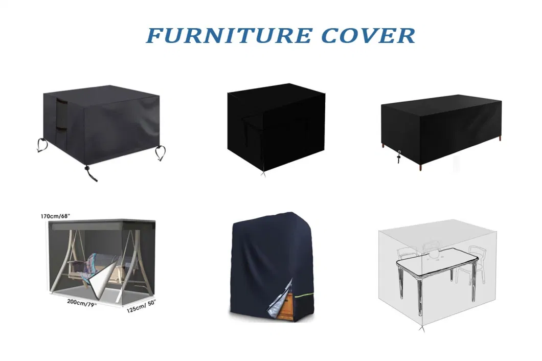 600d Oxford Fabric Furniture Cove for Dust Cover and Waterproof