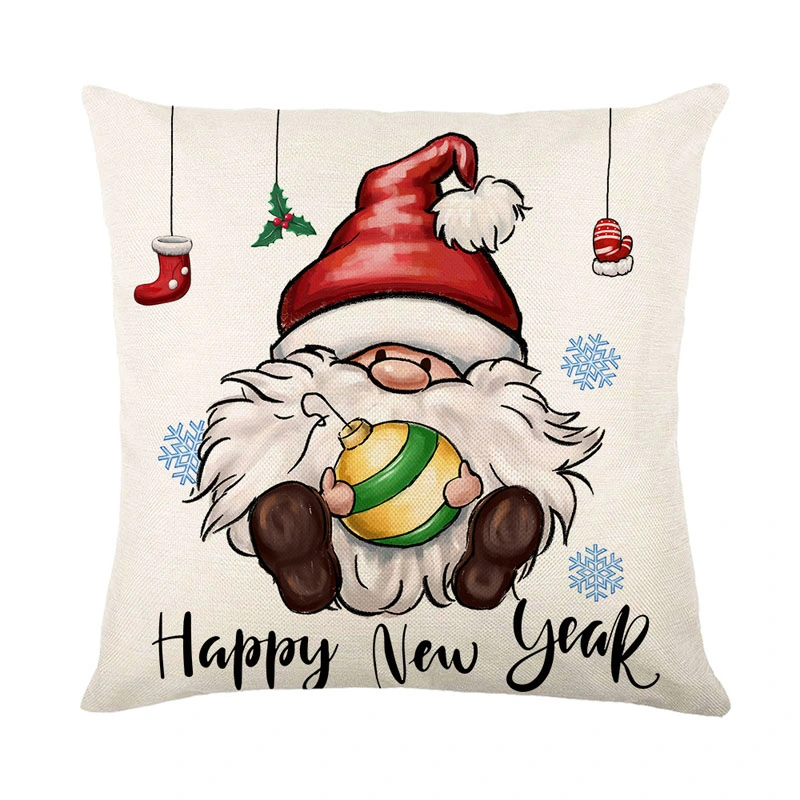 Christmas Home Decorations Cushion Covers for Sofa Couch Bed Chair Car