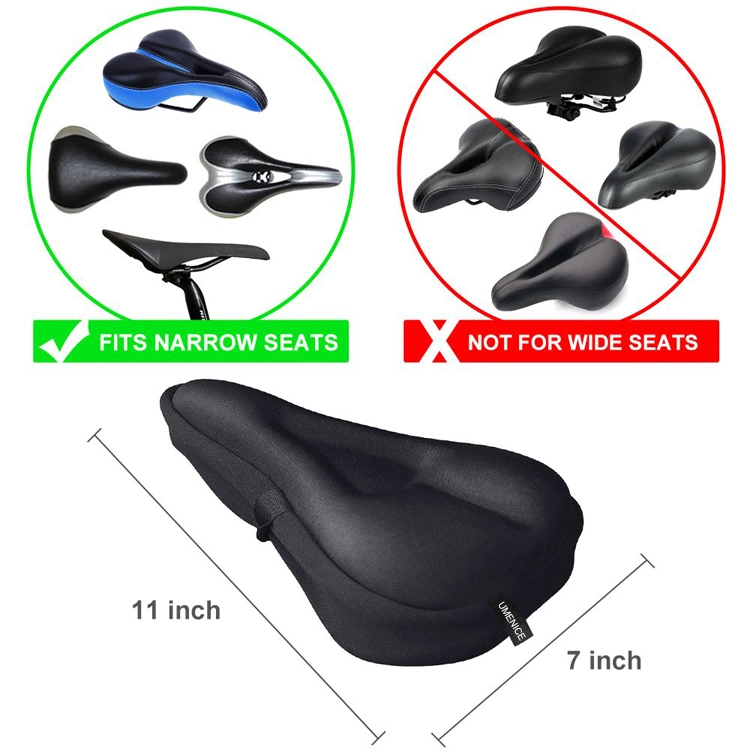 Wholesale Hot Sell Silica Gel Cycle Bicycle Saddle Paded Soft Comfortable Bike Seat Cushion Cover