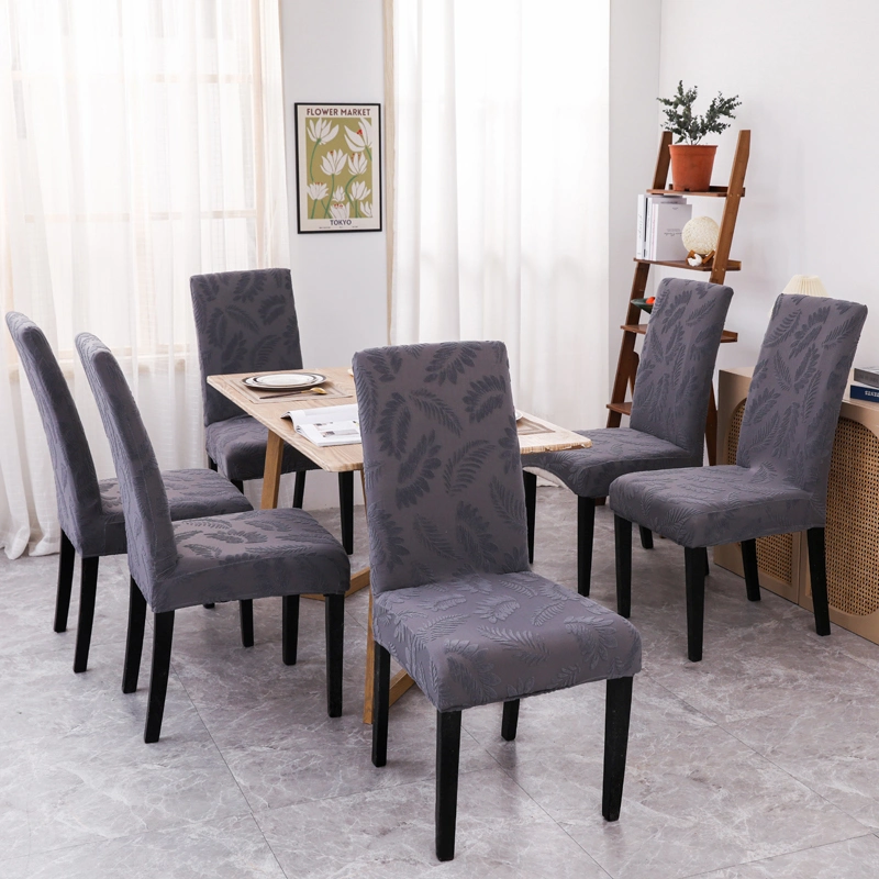 Reador Retailer Jacquard Stretch Spandex Dining Chair Cover for Dining Room Office