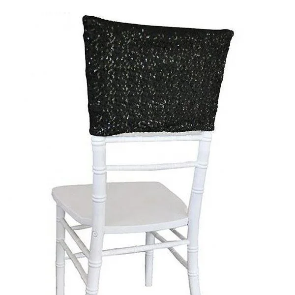 Gold Glitter Sequin Hotel Chair Cover Geometric Pattern Chiavari Chair Chair Cover for Outdoor Wedding