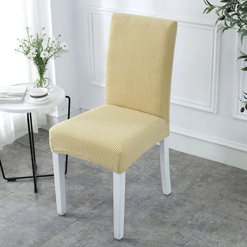 Spandex Twill Chair Covers Wedding Dining Chair Covers Universal Removable Washable