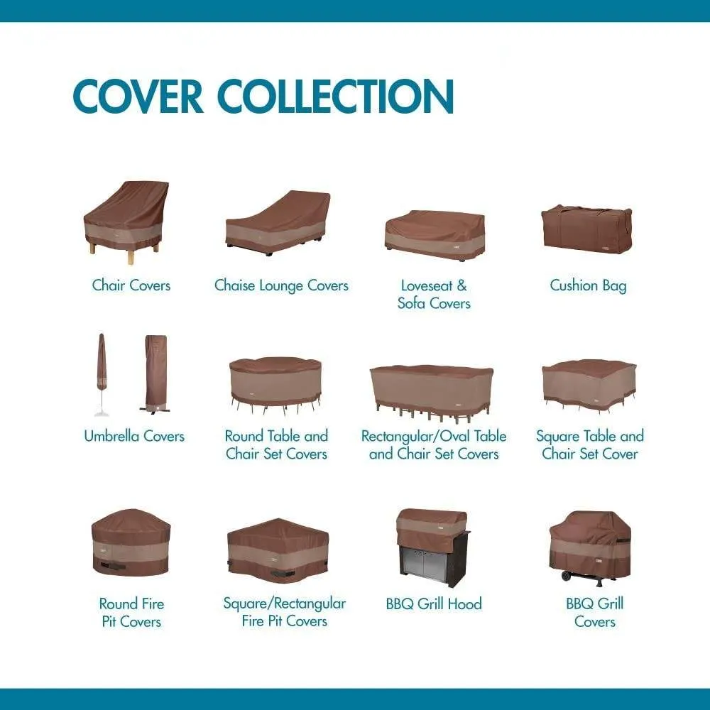 104 Inches Waterproof Sectional Lounge Set Cover