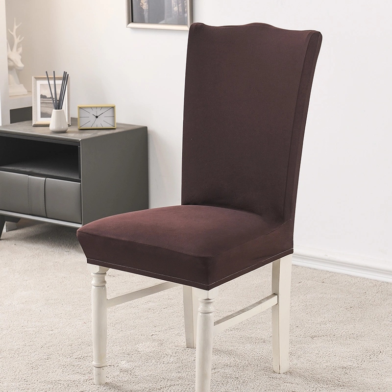 Skin-Friendly Eco-Environmental Slipcovers Solid Color Chair Cover Stretch Chair Covers for Dining Room