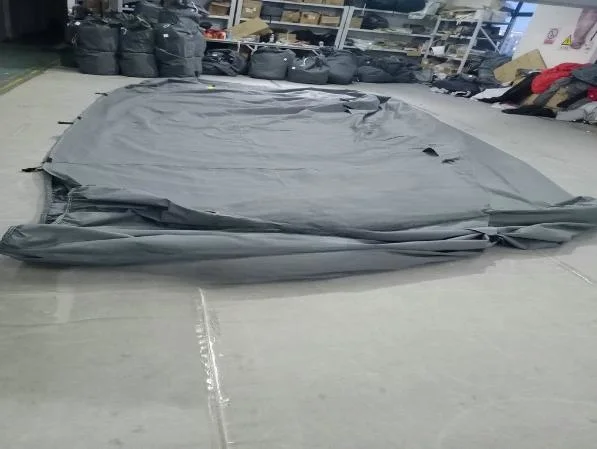 2 Layer Outdoor 100% Waterproof 250g PVC Cotton Car Cover for SUV