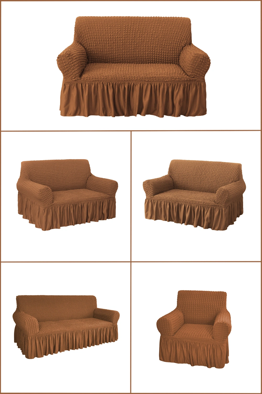 Customized Plain Dustproof Spandex High Elastic Stretchable Sofa Cover
