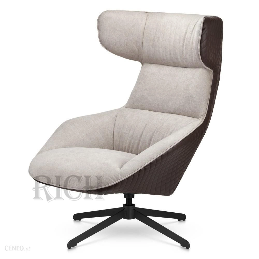 High Wingback Lounge Sofa Chair with Stool Swivel Leisure Chair