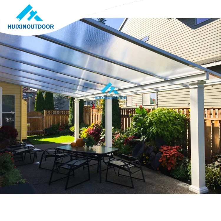 Rain Polycarbonate Roof Aluminum Door Shed Patio Cover Canopy