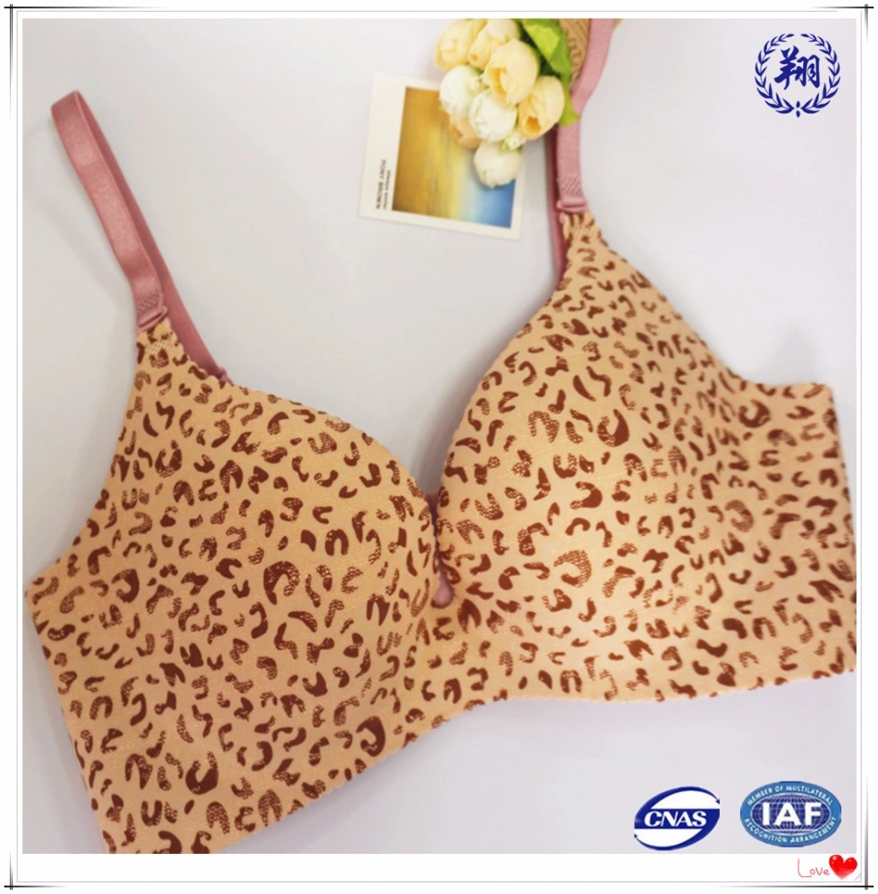 Custom Design Nylon Tricot Print Spandex Warp Fabric for Bra