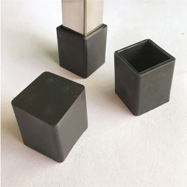 Customized Black PP Plastic End Cover Foot Stopper Feet for Tubular Feet Table &amp; Chairs Leg