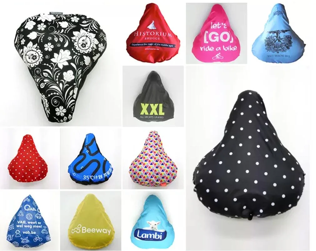 Customized 3D Animal Design Polyester / PVC /Cotton Bicycle Saddle Cover Bike Seat Cover for Outdoor Gifts