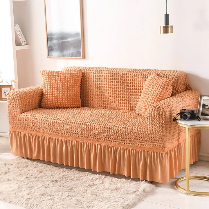 Wholesale Elastic Stretchable Sofa Cover Fabric, 3 Seater Protective Skirt Slipcover Sofa Cover