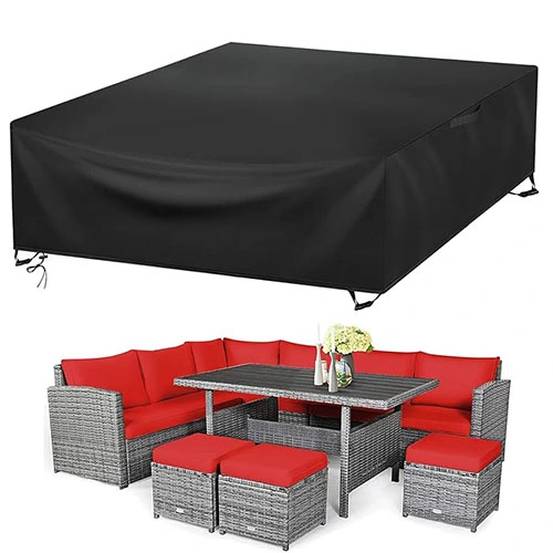 Factory Customized 210d Oxford Cloth Dust Cover Sofa Chair Rainproof Garden Outdoor Furniture Cover