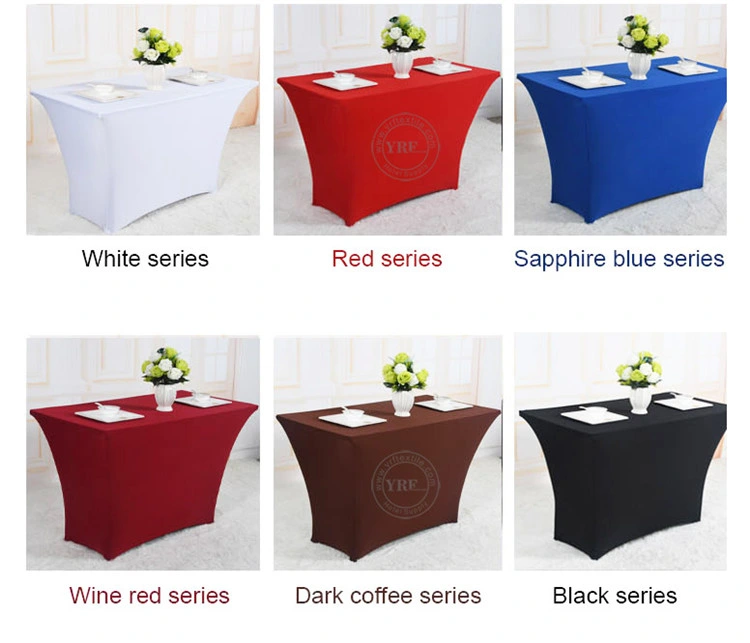 Big Deal and High Quality Spandex Cocktail Table Cloth for Wedding