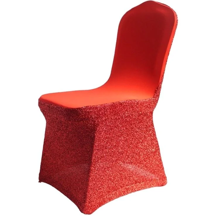 Velvet Fabric Soft Washable Spandex Stretch Dining Chair Seat Covers for Chairs