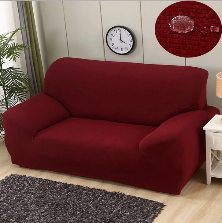 Waterproof Furniture Protector Custom Spandex Soft Fitted Couch Slipcover L Shape Sofa Cover