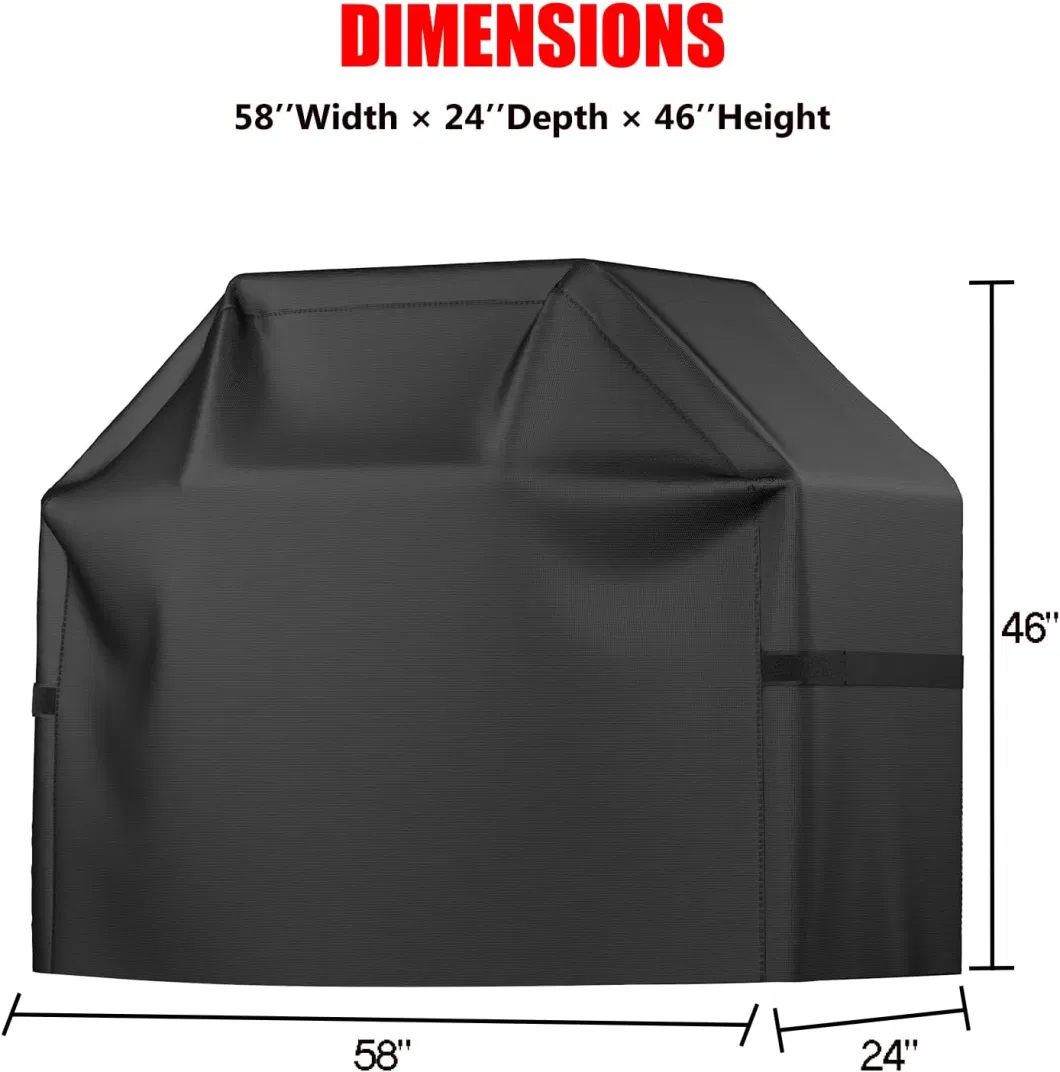 Garden Patio Outdoor Weather Resistant Anti-UV Barbecue Grill Cover BBQ Grill Cover Gas Grill Cover