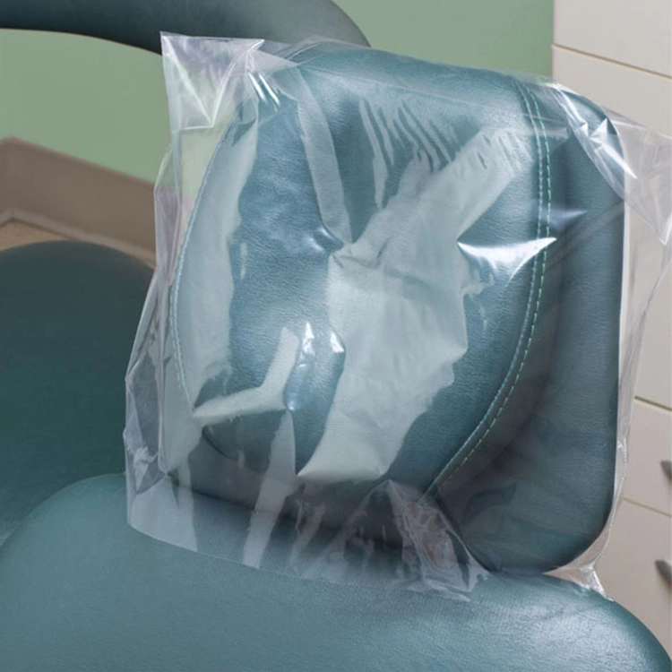 Wholesale Waterproof Polyethylene Cover Clear Plastic Head Rest Cover for Dentist Chair