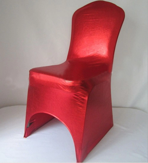 Silver Wedding Spandex Chair Cover