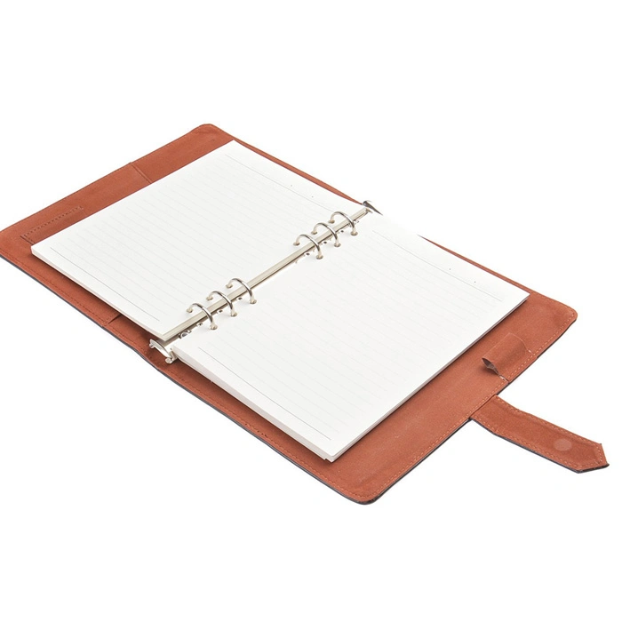 Personalized Diary Customized Loose-Leaf Planner Premium Leather Notepad Hardcover Binder Notebook Cover