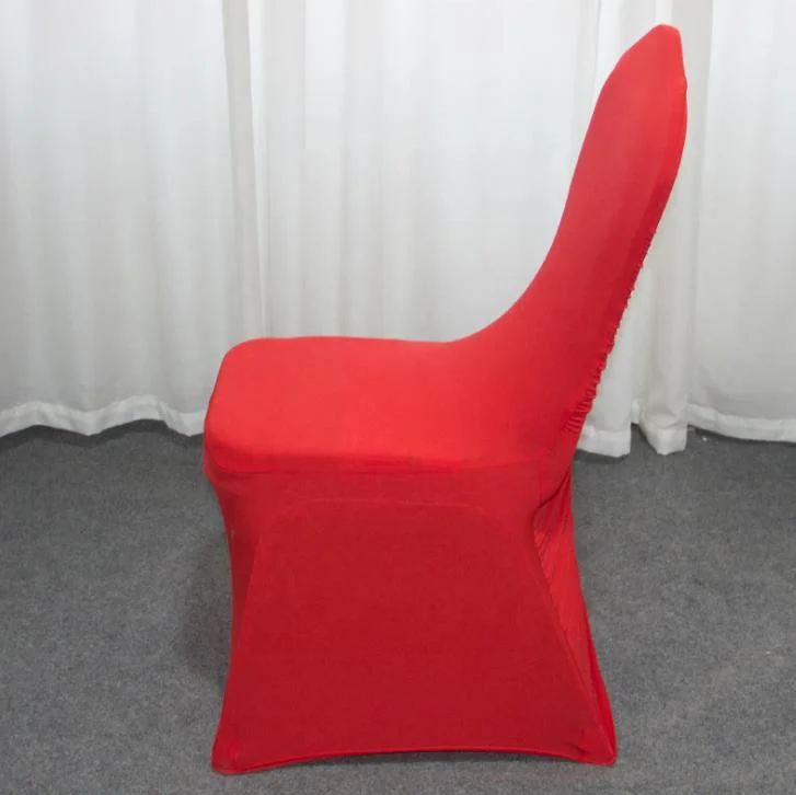 Wholesale Hot Sale Cheap High Quality Chair Cover for Wedding Banquet Ruffle Spandex Chair Cover