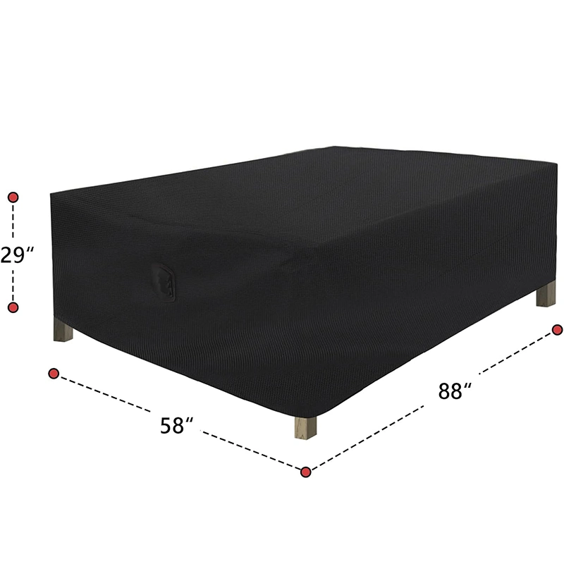 Waterproof 420d Oxford Cloth Dust Protection Cover Bench Cover for Sofa Chair Rain Garden Furniture Covers for Outdoor Use