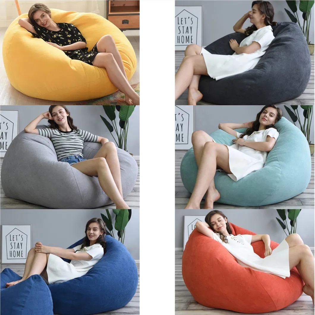 Bean Bag Chair Cover Without Filler for Kid and Adult