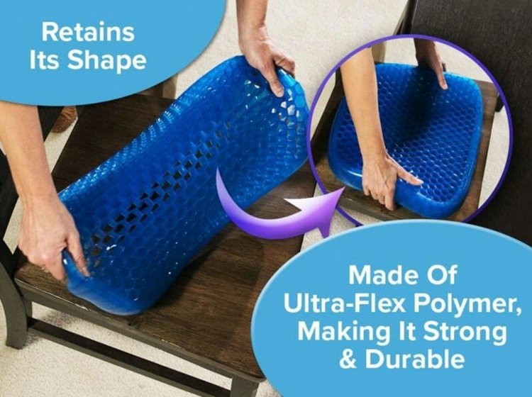 Elastic Gel Cushion Gel /Gel Seat Cushion Honeycomb Car Sofa Cushion/ Cervical Pain Relief Cushion Elastic Gel Seat