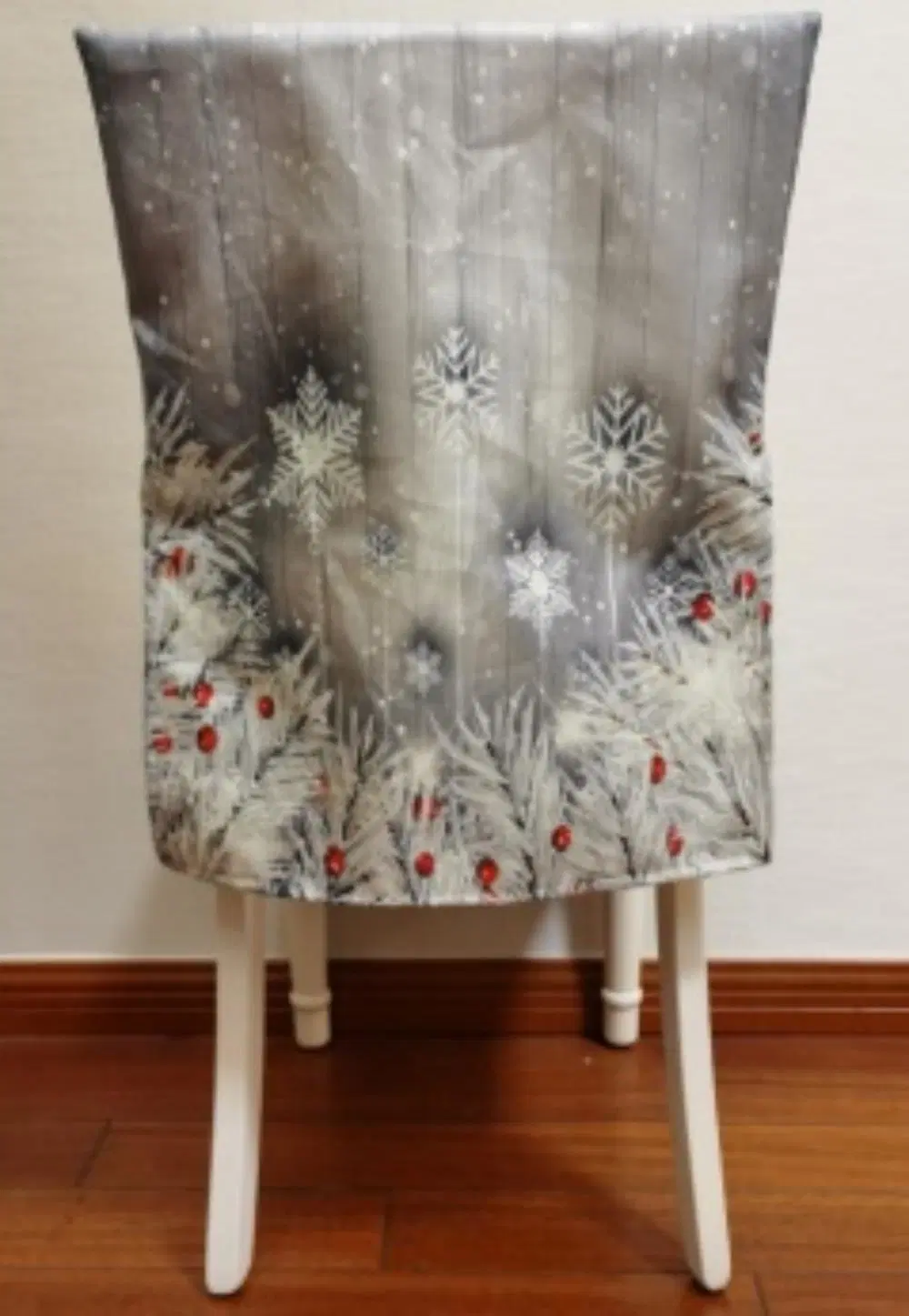 Santa Snowman Home Christmas Chair Seat Decoration Decor Cover 2024 Polyester