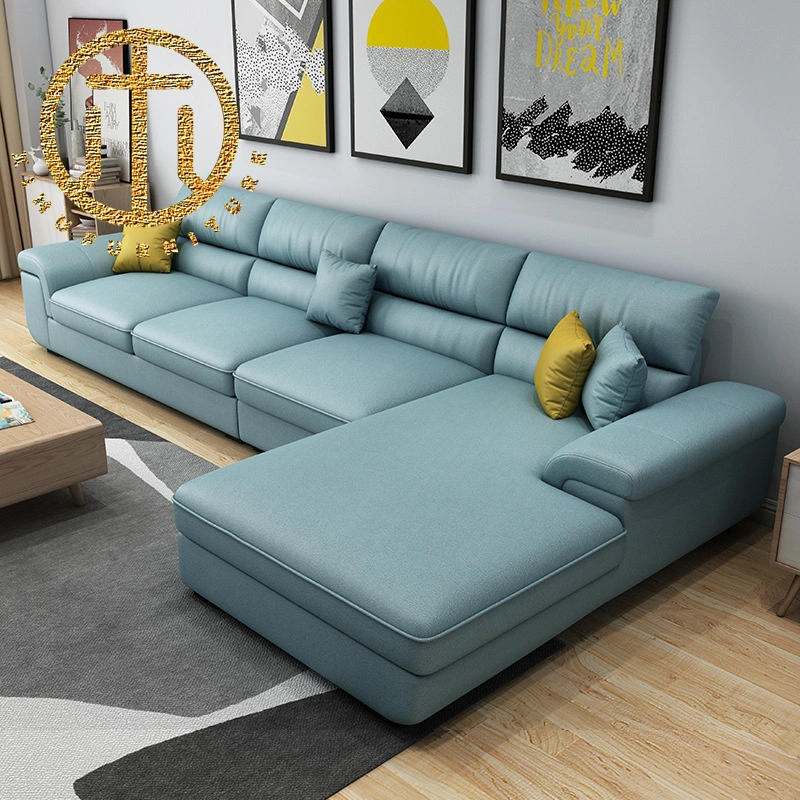 Nordic Latex Fabric Sofa Simple Modern Living Room Removable and Washable Furniture