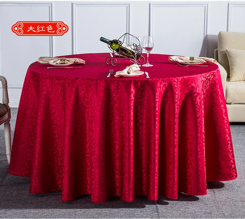 Large Leaf Hook Flower Wedding Tablecloth Covers Sashes