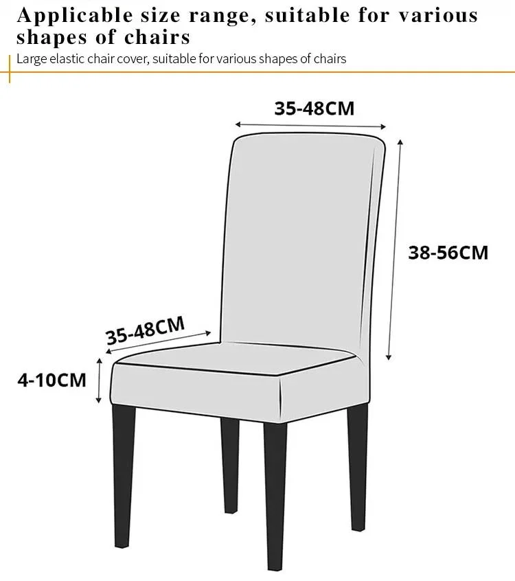 Slipcover Spandex Printed Christmas Decor Event Chair Cover Fundas PARA Sillas for Living Room