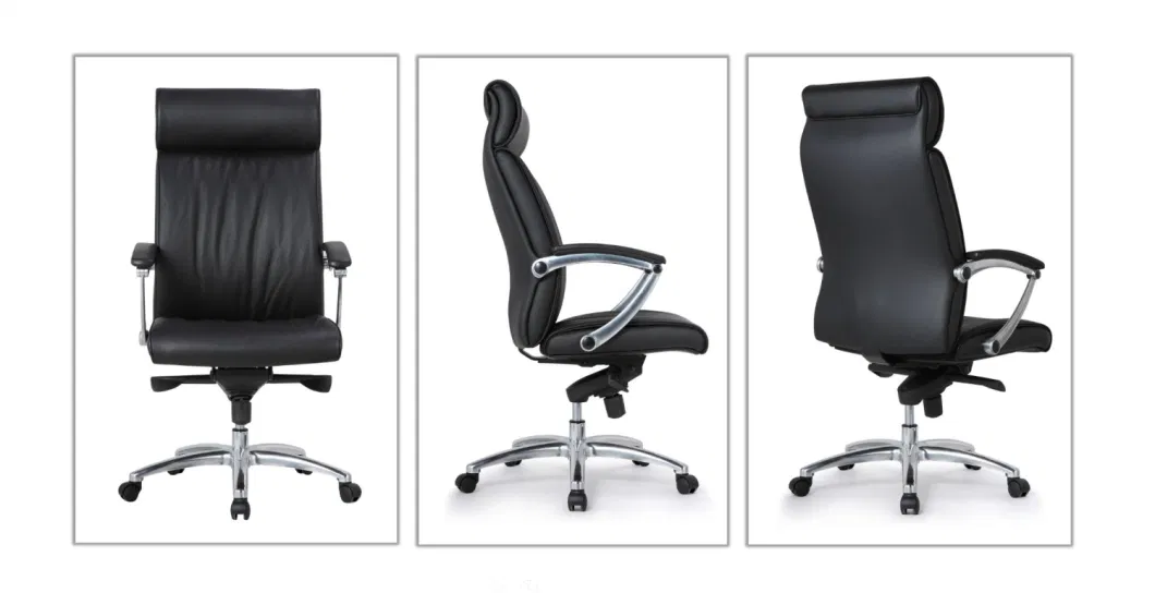 China Manufacture Leather Swivel Executive Adjustable Office Chair