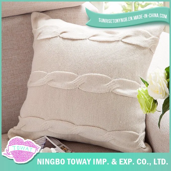 Wholesale Cotton Throw Pillow Sofa Latest Design Custom Cushion Cover