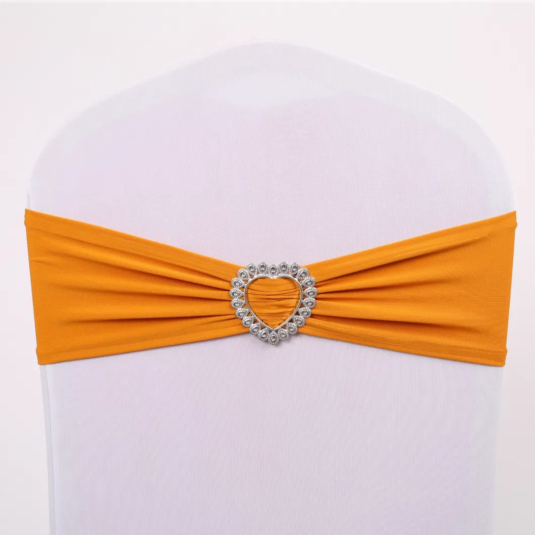 Decorational Spandex Sash with Buckle for Chair of Wedding and Banquet