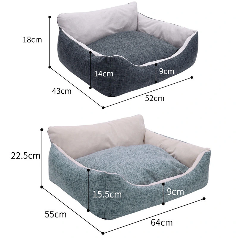 Modern Cat Bed Sofa Breathable Pet Bed Soft Cover with Non-Slip Bottom Cat Cats Beds