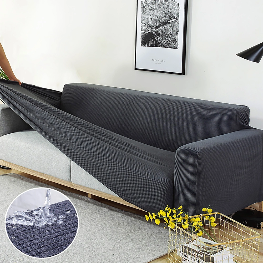 Polyester L Shape Anti-Slip Soft Sofa Cushion Cover for House Cleaning