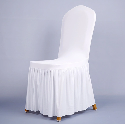 High Quality Spandex Solid Plain Chair Cover Hotel Wedding Banquet Elastic Chair Cover