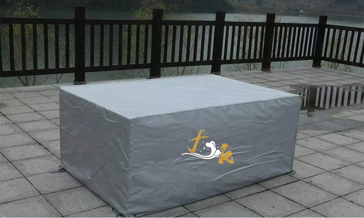 Silver Outdoor Furniture Waterproof Cover Sofa Rain-Proof and Sunscreen Protective Cover