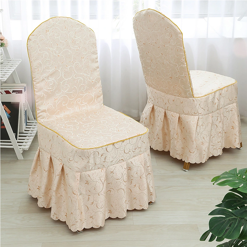 Wholesale Floral Striped Custom Chair Cover Dining Room Wedding Hotel Banquet Chair Cover