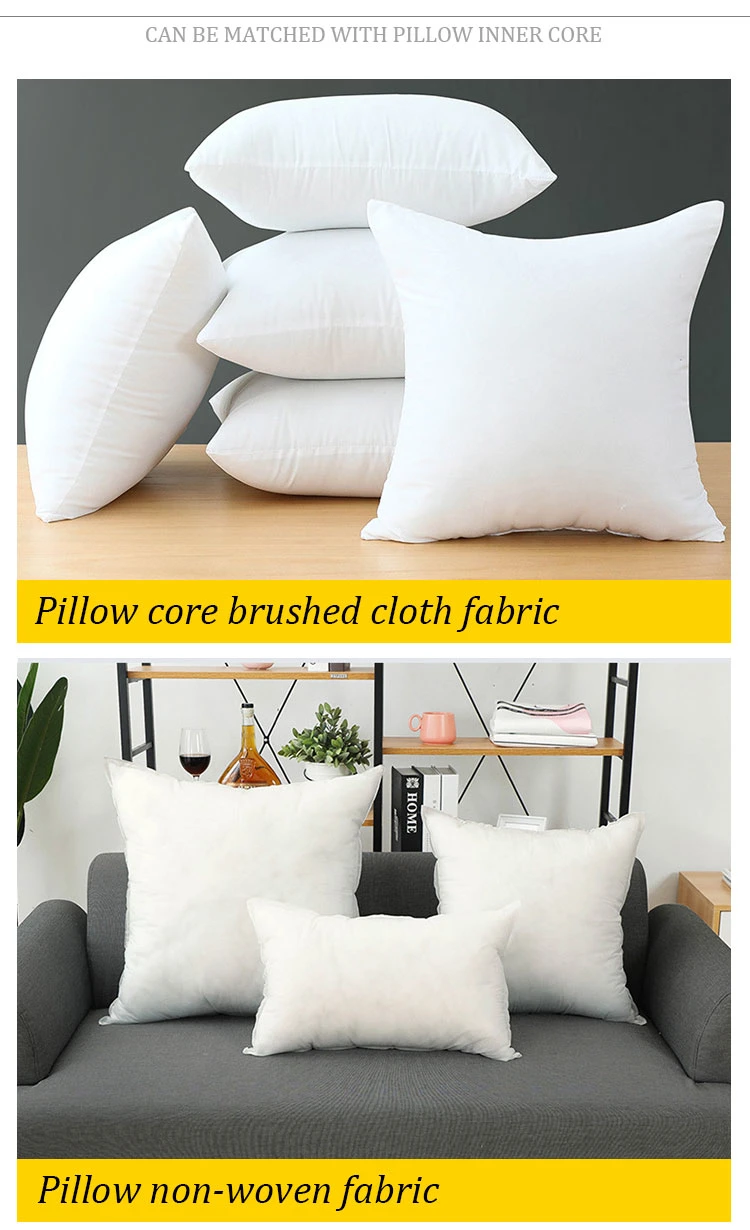 Wholesale Price Simple Cream Cell White Cushion Cover Living Room Car Bedroom Sofa Cushion Cover