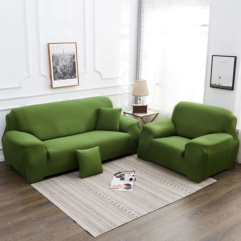 Wholesale Cheap Price Plain Design, Solid Color Stretch Sofa Cover