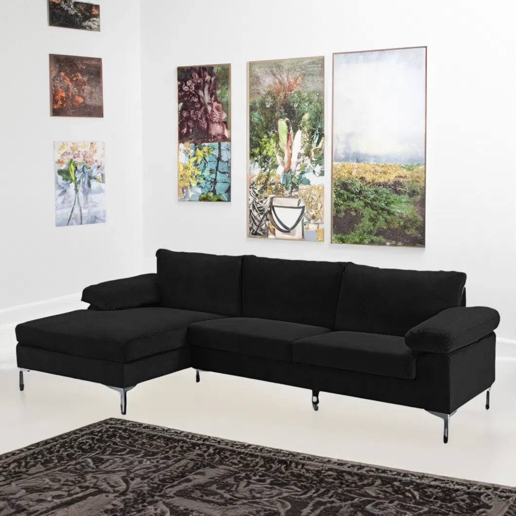 Manufacture Huayang Customized Upholstered Modern Set Recliner Living Room Furniture Bed Sofa