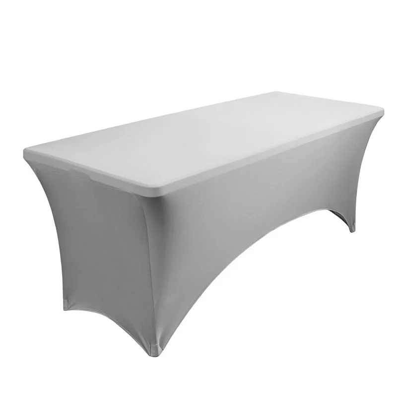 Round Fitted Stretch Cocktail Spandex Bistro Cocktail Bar Table Cover with Top Cover Stretch Tablecloths for Wedding Party Table Cover