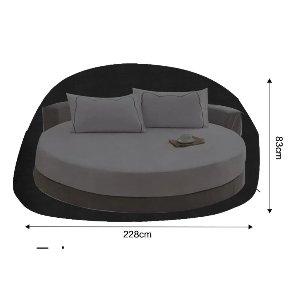 Sofa Dust Cover Waterproof Heavy Duty Round Furniture Cover Outdoor Sofa Chair Daybed Cover Garden Patio Bl20042