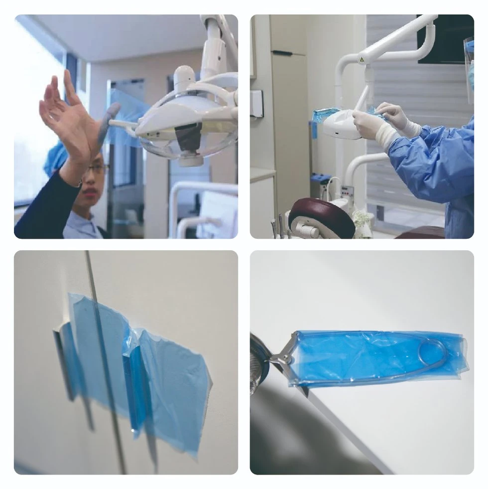 Medical Disposable Plastic Dental Barrier Film Consumable Blue Films Tattoo Dustproof Cover