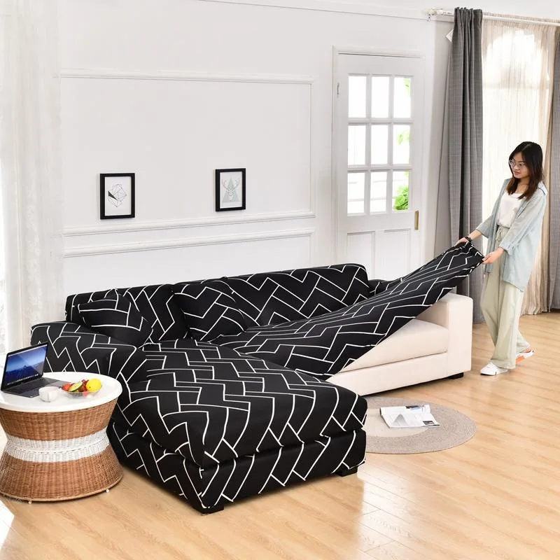 Modern Home Decor Furniture Protector Elastic Sofa Cover, Wholesale Living Room Super Soft Stretch Sofa Cover